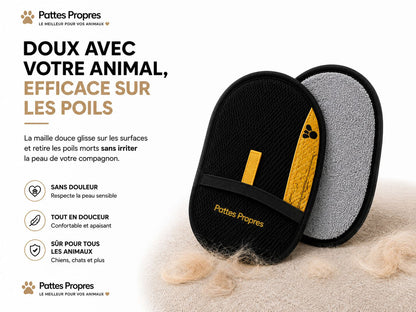 Gant Pattes Propres™ — Élimine les poils en 30 secondes
